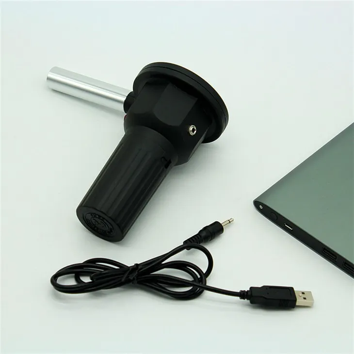Ventilador de churrasco de fogo de fábrica 5V Ventilador de churrasqueira a carvão atualizado com linha USB FD312A