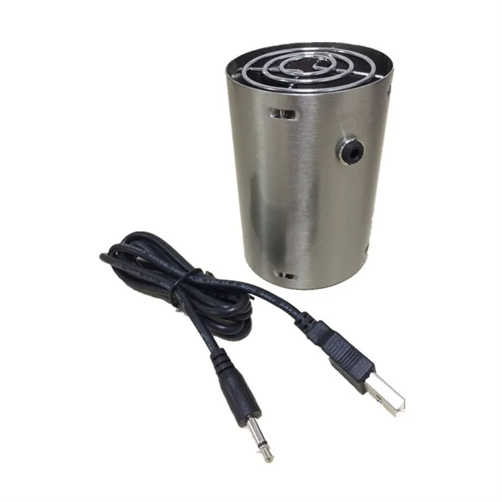 Fã de aço inoxidável do BBQ 5V da parte alta com vento forte FD315A (SSR)