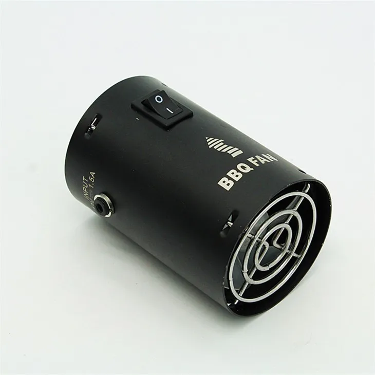 Novo design redondo soprador de carvão para churrasco 5V ventilador ventilador com linha USB FD315A (R)