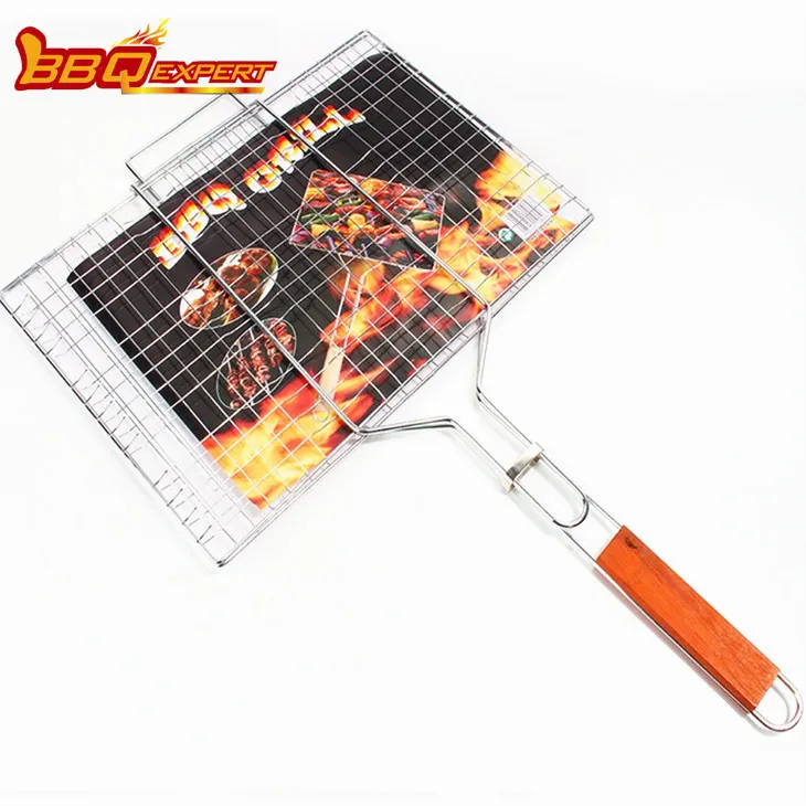 Grade exterior do assado das grandes camadas duplas para o Hamburger