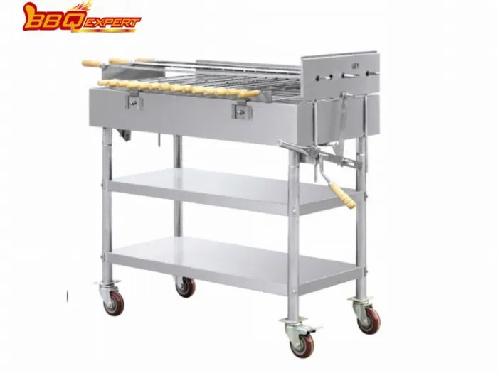 Cozinha luxuosa churrasqueira elétrica churrasqueira Crypus churrasqueira de aço inoxidável para churrasqueira